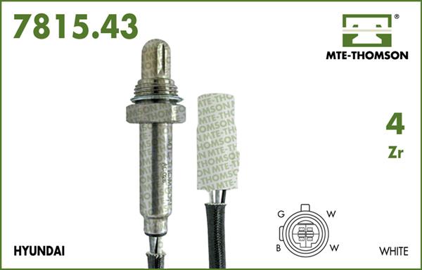 MTE-Thomson 7815.43.046 - Лямбда-зонд, датчик кислорода www.autospares.lv