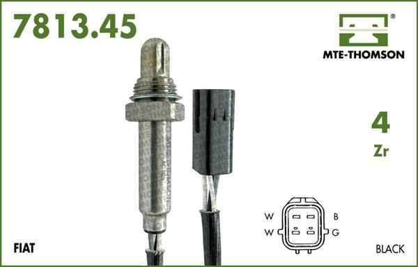 MTE-Thomson 7813.45.040 - Лямбда-зонд, датчик кислорода www.autospares.lv