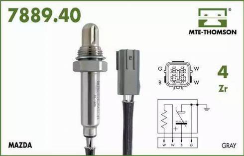 MTE-Thomson 7889.40.061 - Lambda zonde autospares.lv