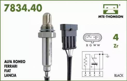 MTE-Thomson 7834.40.038 - Lambda zonde autospares.lv