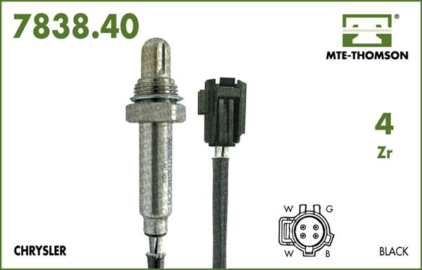 MTE-Thomson 7838.40.036 - Лямбда-зонд, датчик кислорода www.autospares.lv