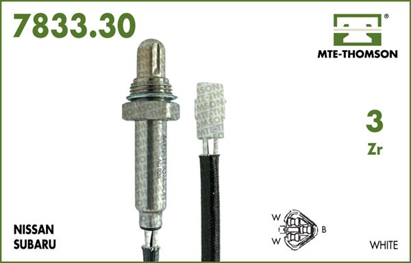 MTE-Thomson 7833.30.041 - Лямбда-зонд, датчик кислорода www.autospares.lv