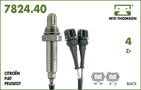 MTE-Thomson 7824.40.045 - Лямбда-зонд, датчик кислорода www.autospares.lv