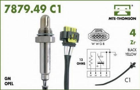 MTE-Thomson 7879.49.057C1 - Lambda zonde autospares.lv