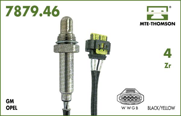 MTE-Thomson 7879.46.130 - Лямбда-зонд, датчик кислорода www.autospares.lv