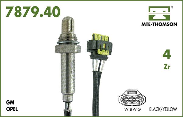 MTE-Thomson 7879.40.030 - Лямбда-зонд, датчик кислорода www.autospares.lv