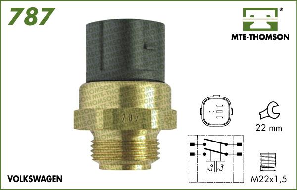 MTE-Thomson 787.95/102 - Termoslēdzis, Radiatora ventilators autospares.lv