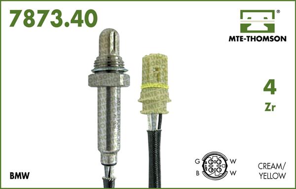 MTE-Thomson 7873.40.035 - Лямбда-зонд, датчик кислорода www.autospares.lv