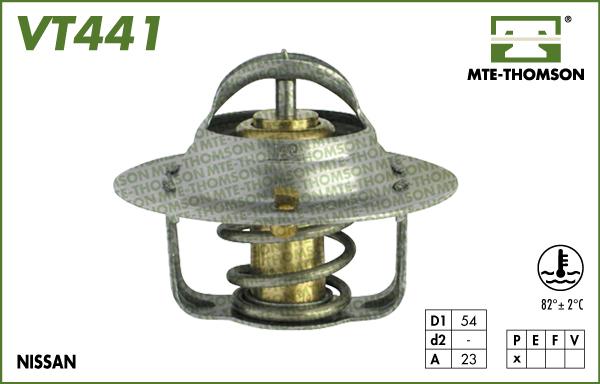 MTE-Thomson VT441.82 - Termostats, Dzesēšanas šķidrums www.autospares.lv