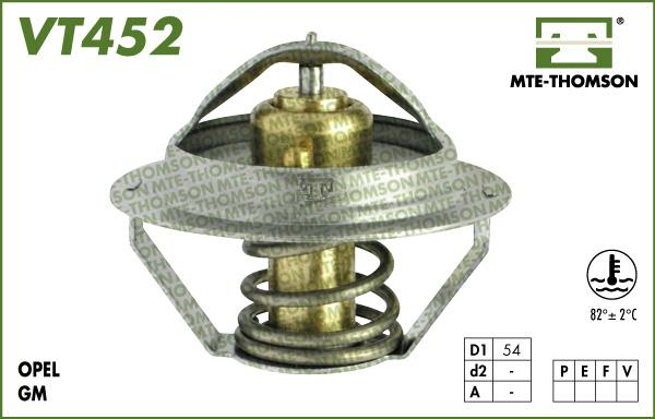 MTE-Thomson VT452.82 - Termostats, Dzesēšanas šķidrums autospares.lv