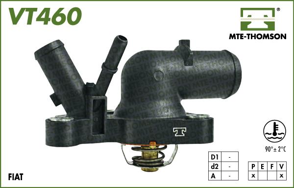 MTE-Thomson VT460.90 - Termostats, Dzesēšanas šķidrums autospares.lv