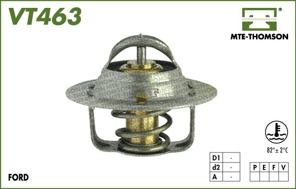 MTE-Thomson VT463.82 - Termostats, Dzesēšanas šķidrums autospares.lv