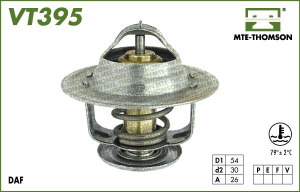 MTE-Thomson VT395.83 - Термостат охлаждающей жидкости / корпус www.autospares.lv