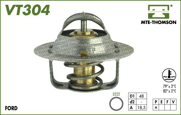 MTE-Thomson VT304.92 - Термостат охлаждающей жидкости / корпус www.autospares.lv