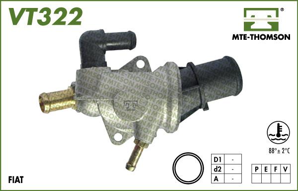 MTE-Thomson VT322.88 - Termostats, Dzesēšanas šķidrums www.autospares.lv