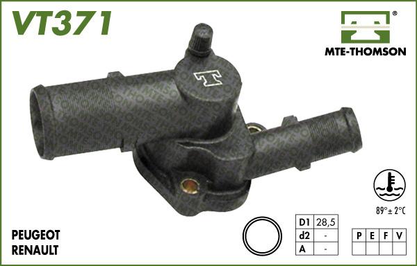 MTE-Thomson VT371.89 - Termostats, Dzesēšanas šķidrums autospares.lv