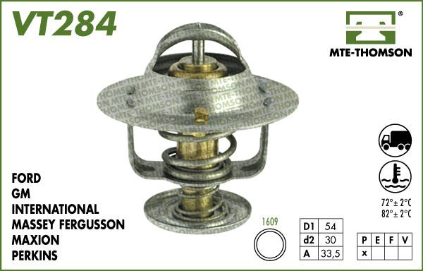 MTE-Thomson VT284.88 - Coolant thermostat / housing www.autospares.lv