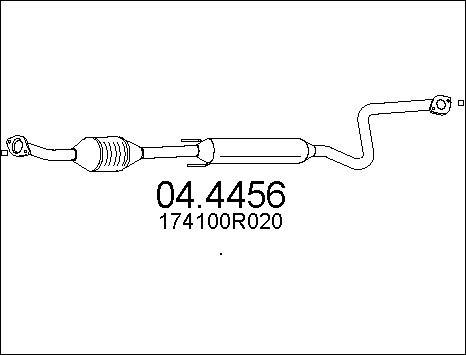 MTS 04.4456 - Katalizators www.autospares.lv