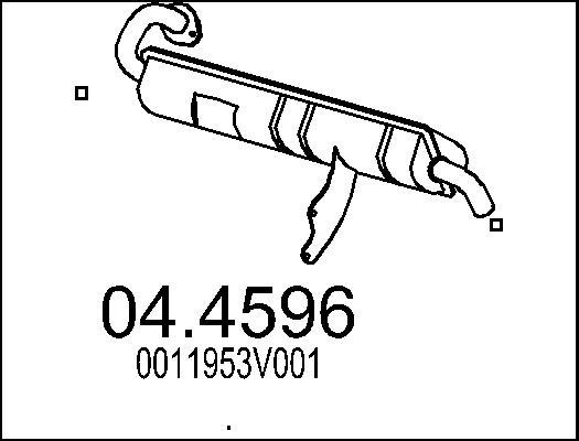 MTS 04.4596 - Катализатор www.autospares.lv