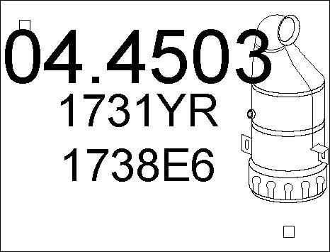 MTS 04.4503 - Катализатор www.autospares.lv