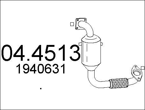 MTS 04.4513 - Katalizators www.autospares.lv