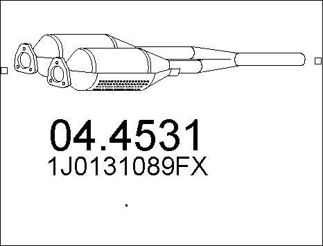 MTS 04.4531 - Katalizators www.autospares.lv