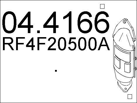 MTS 04.4166 - Katalizators www.autospares.lv