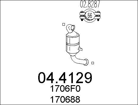 MTS 04.4129 - Katalizators autospares.lv