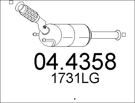 MTS 04.4358 - Katalizators www.autospares.lv