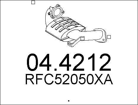 MTS 04.4212 - Katalizators www.autospares.lv