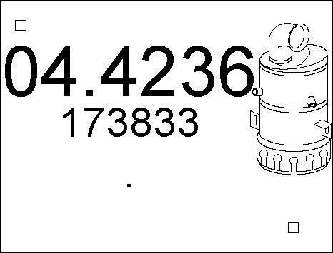 MTS 04.4236 - Katalizators autospares.lv