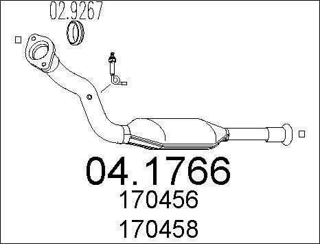 MTS 04.1766 - Katalizators autospares.lv