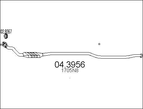 MTS 04.3956 - Katalizators autospares.lv