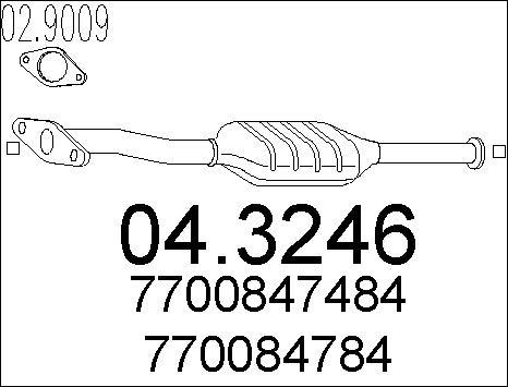 MTS 04.3246 - Katalizators autospares.lv