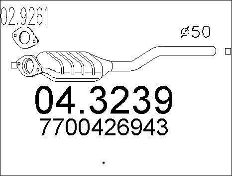 MTS 04.3239 - Katalizators autospares.lv