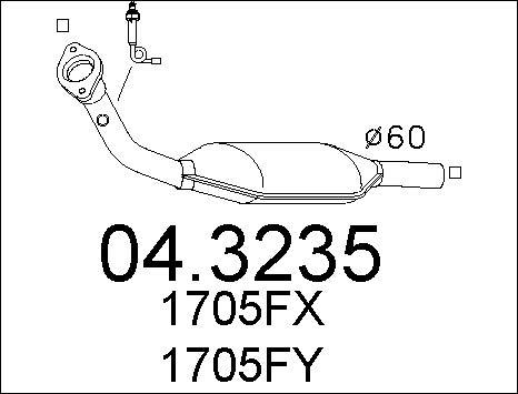 MTS 04.3235 - Katalizators autospares.lv