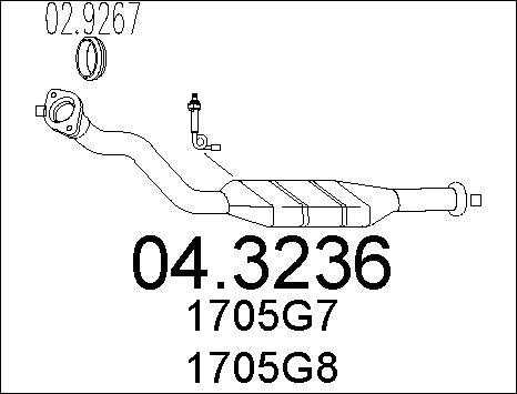 MTS 04.3236 - Katalizators autospares.lv