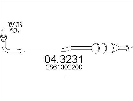 MTS 04.3231 - Katalizators autospares.lv