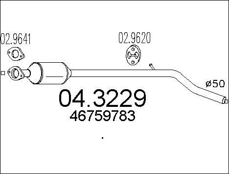 MTS 04.3229 - Katalizators autospares.lv