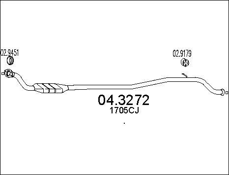 MTS 04.3272 - Katalizators www.autospares.lv