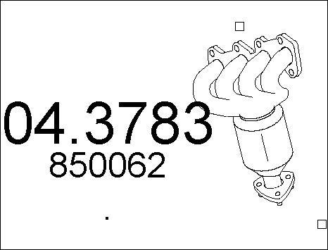 MTS 04.3783 - Katalizators www.autospares.lv