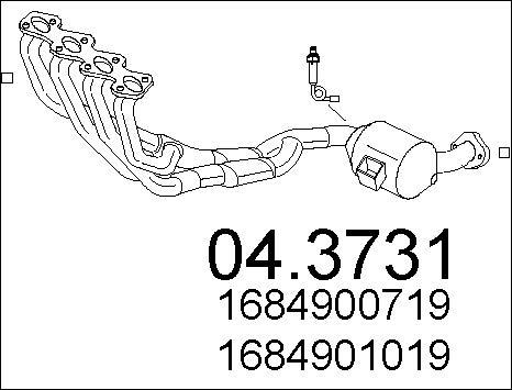 MTS 04.3731 - Katalizators www.autospares.lv