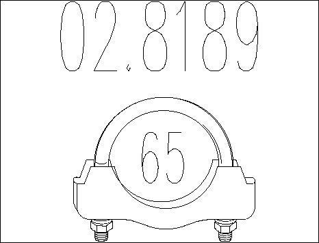 MTS 02.8189 - Pipe Connector, exhaust system www.autospares.lv