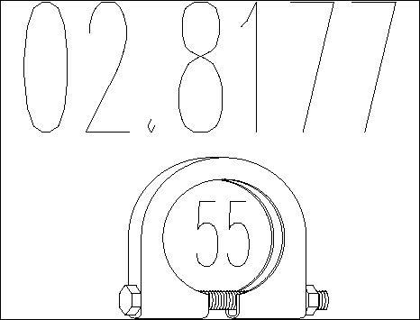 MTS 02.8177 - Соединительные элементы, система выпуска www.autospares.lv