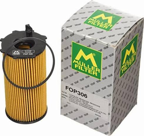 Muller Filter FOP306 - Eļļas filtrs www.autospares.lv