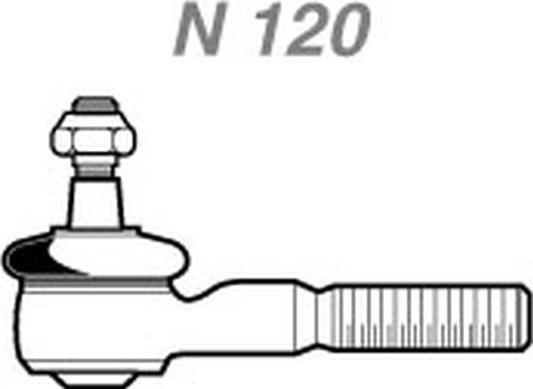 NAKATA N 120 - Stūres šķērsstiepņa uzgalis autospares.lv