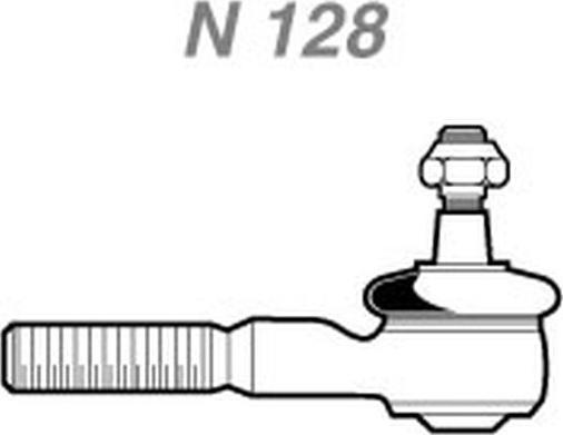 NAKATA N 128 - Stūres šķērsstiepņa uzgalis autospares.lv