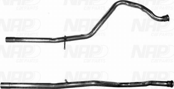 NAP CAC10182 - Izplūdes caurule www.autospares.lv