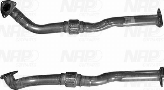 NAP CAC10247 - Izplūdes caurule www.autospares.lv