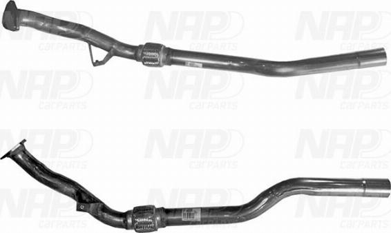 NAP CAC10251 - Izplūdes caurule www.autospares.lv